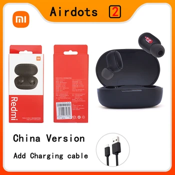 Xiao Redmi Airdots 2 Bluetooth Slúchadlá Športu, Hudby, Hranie hier Vonkajšie Mini Bezdrôtové Slúchadlá s Mikrofónom Slúchadlá In Ear Slúchadiel do uší